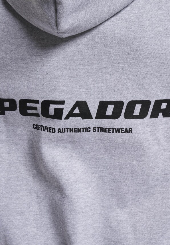 PEGADOR Colne Logo Oversized Sweat Zip Hoodies-3