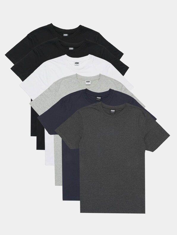 Urban Classics Basic 6-Pack T-Shirt-9