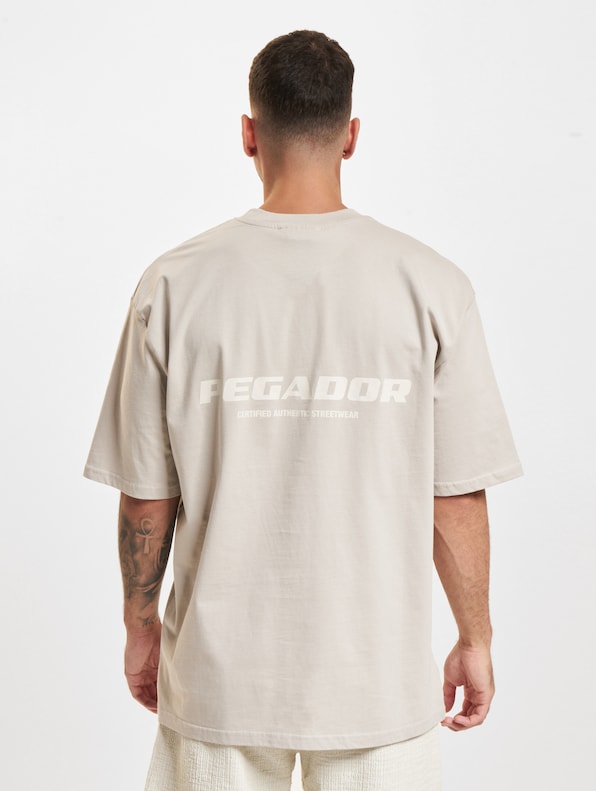 PEGADOR Colne Logo Oversized T-Shirts-1