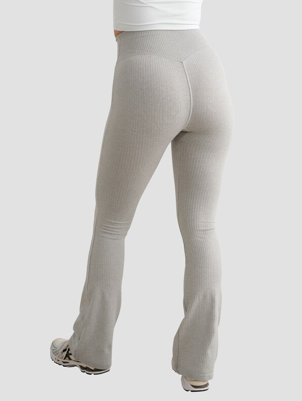 aim'n Ribbed Seamless Flare Tights Stoffhosen-1