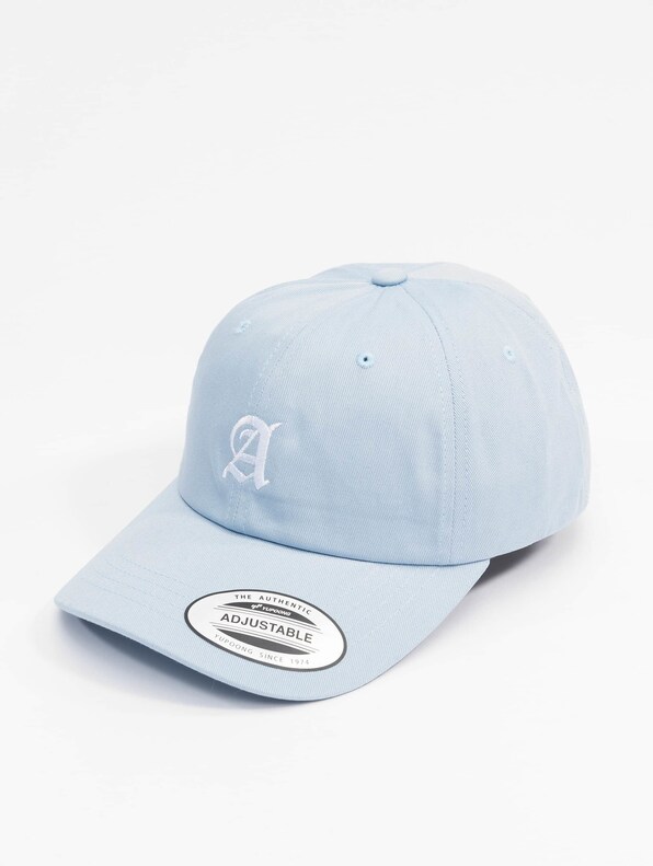 Letter Lightblue Low Profile Cap-0