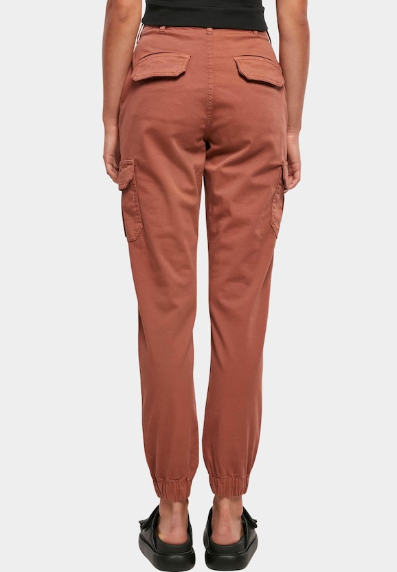 Urban Classics Ladies High Waist Cargo Pants-1