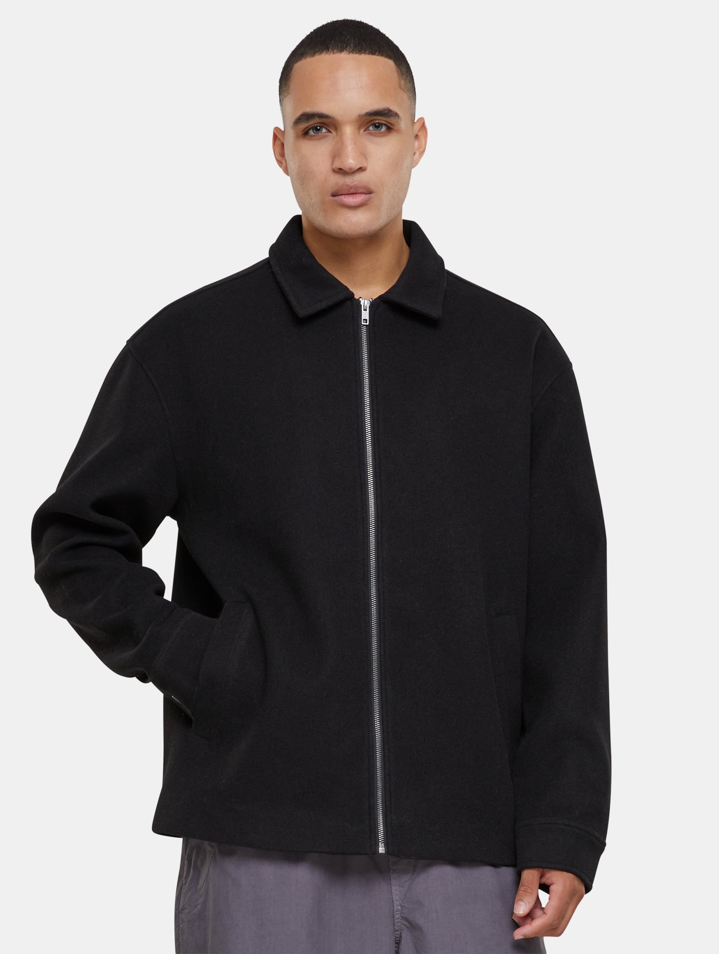 Urban Classics - Basic Blouson Jacket - XL - Zwart