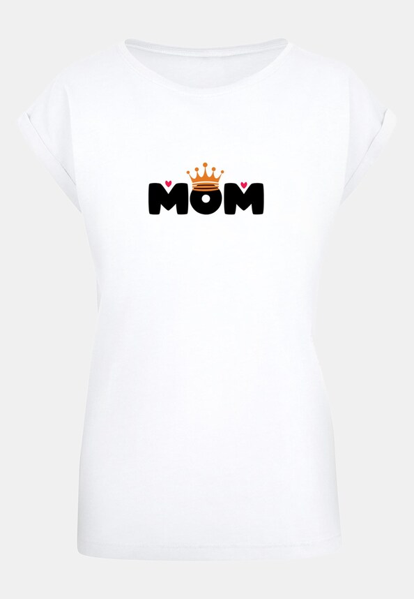 Ladies Mothers Day - Queen Mom T-Shirt-4