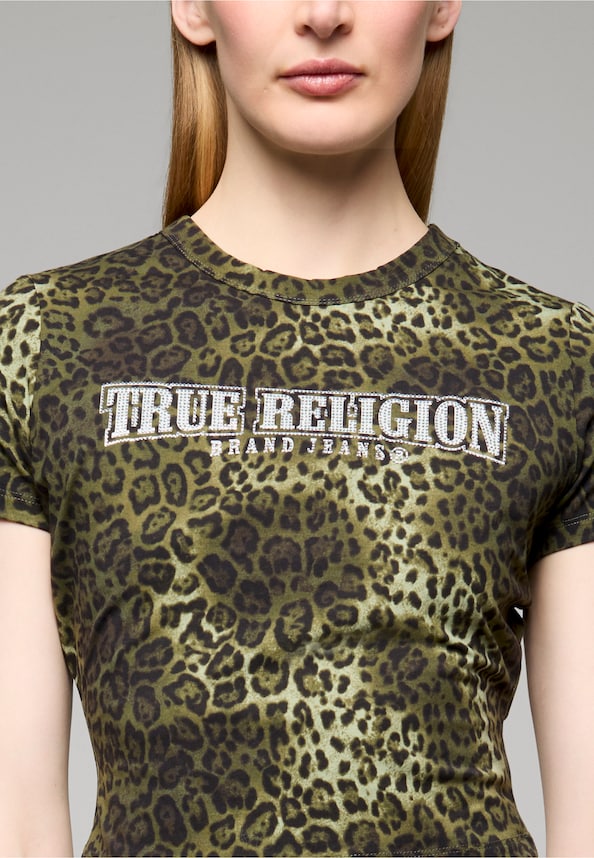 LEOPARD CRYSTALS  SS BABY TEE-4