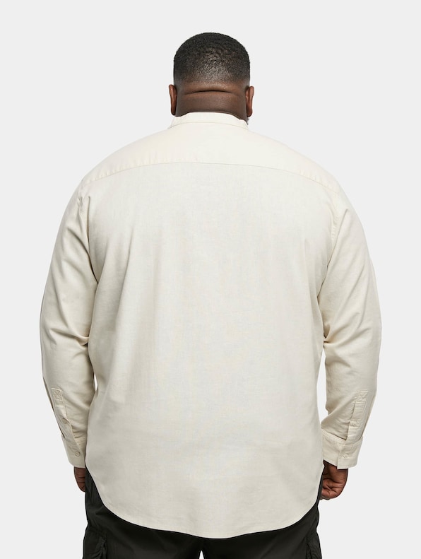 Cotton Linen Stand Up Collar -1
