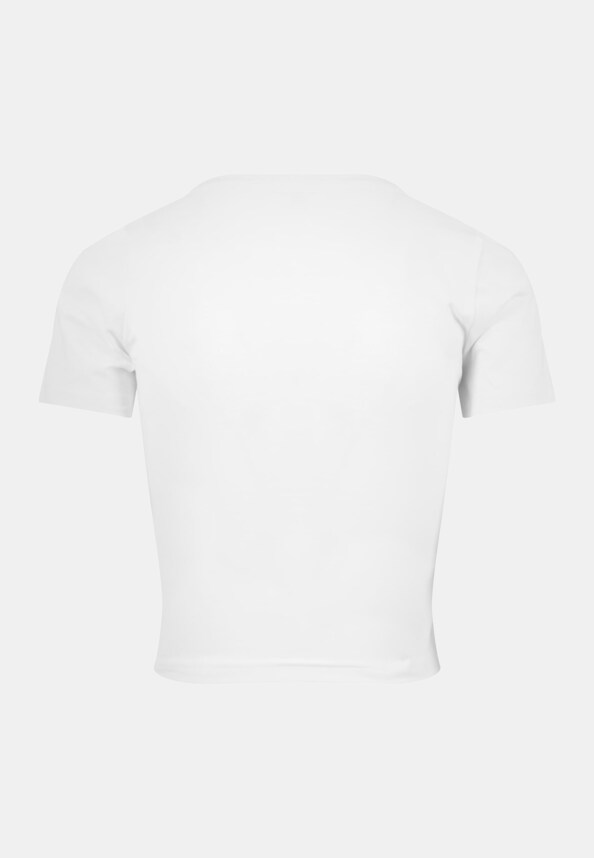 Ladies Rose Cropped Tee-1