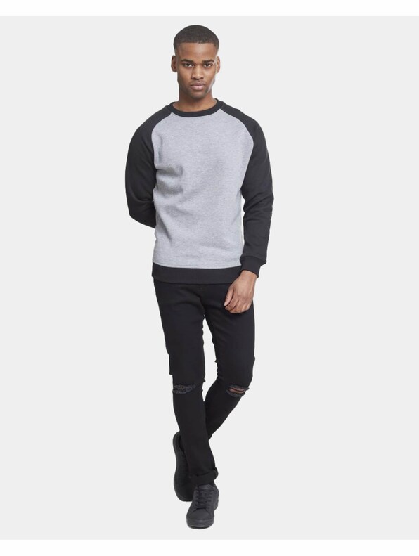 Urban Classics 2 Tone Raglan Crewneck Pullover-3