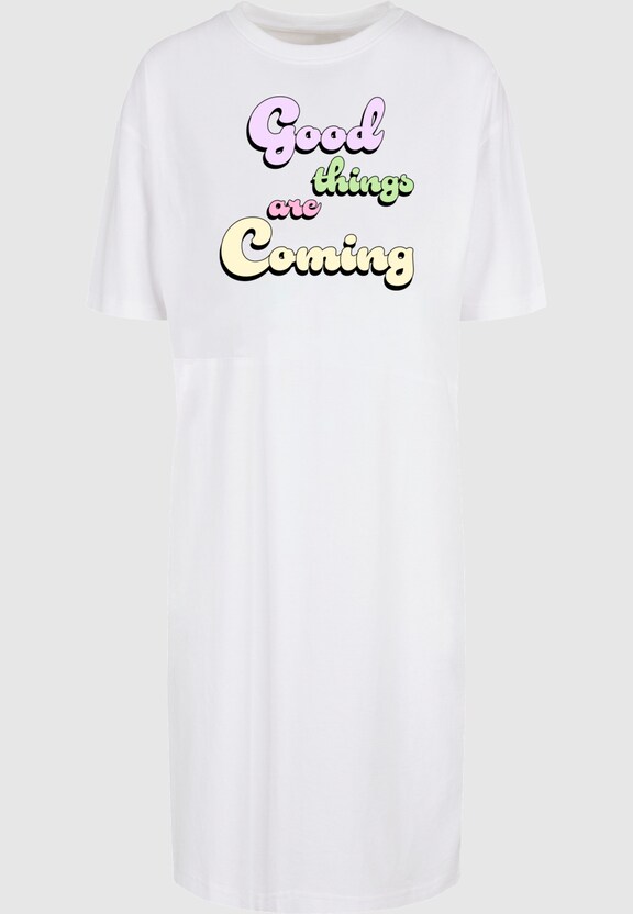 Ladies Good Things Oversized Slit Tee -4