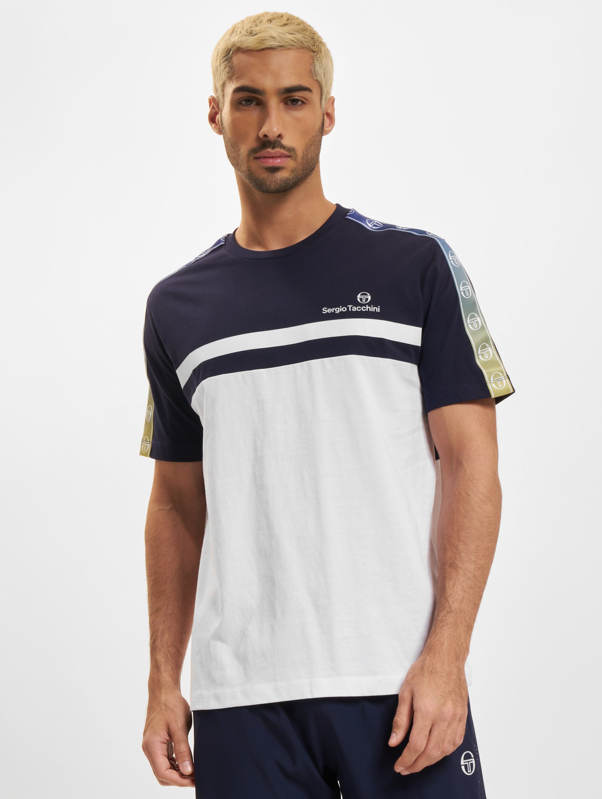 Sergio Tacchini Gradiente Co T-Shirt Mannen op kleur wit, Maat 3XL
