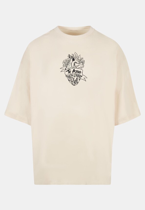 Frida Kahlo - Te amo outline Huge Tee-0