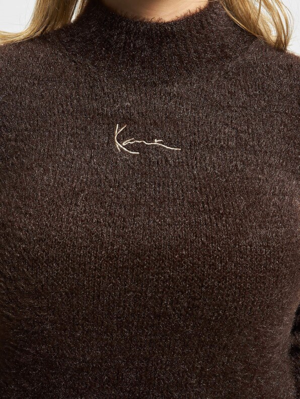 Small Signature Hairy Knit -3