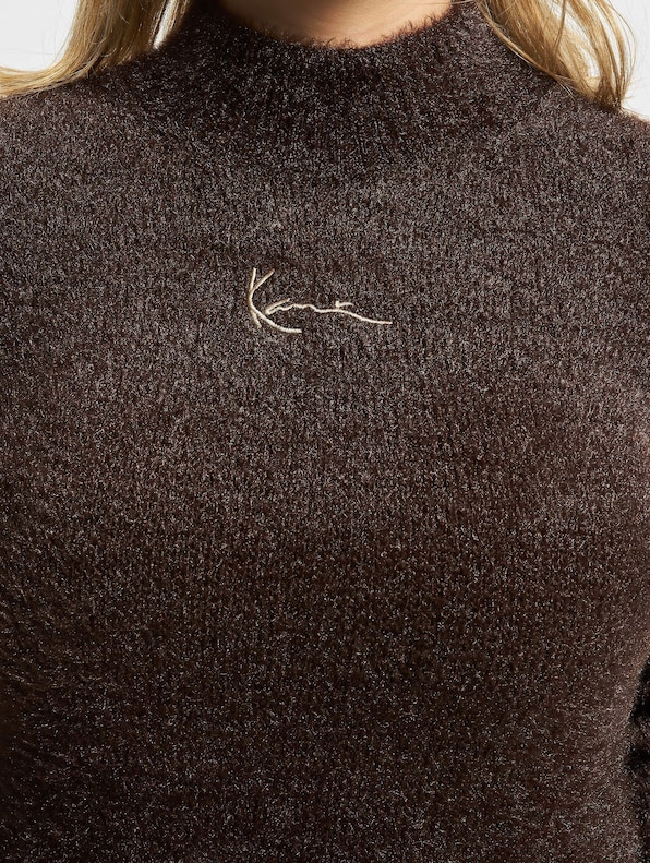 Small Signature Hairy Knit -3