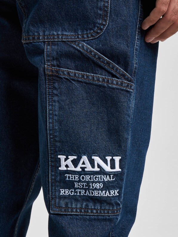 Retro Tape Workwear Denim Loose Fit -4