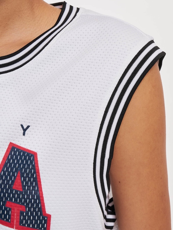 Tommy Jeans Crp Usa Basketball Crop Top-4