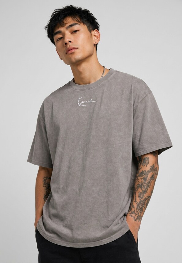Small Signature Washed Heavy Jersey Wolf-1
