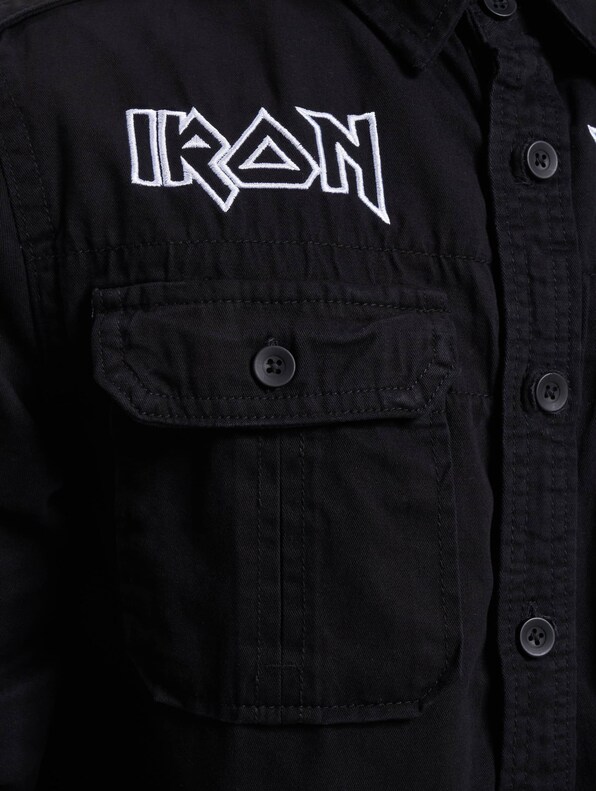 Brandit Iron Maiden Vintage Long Sleeve Eddy Shirt-5