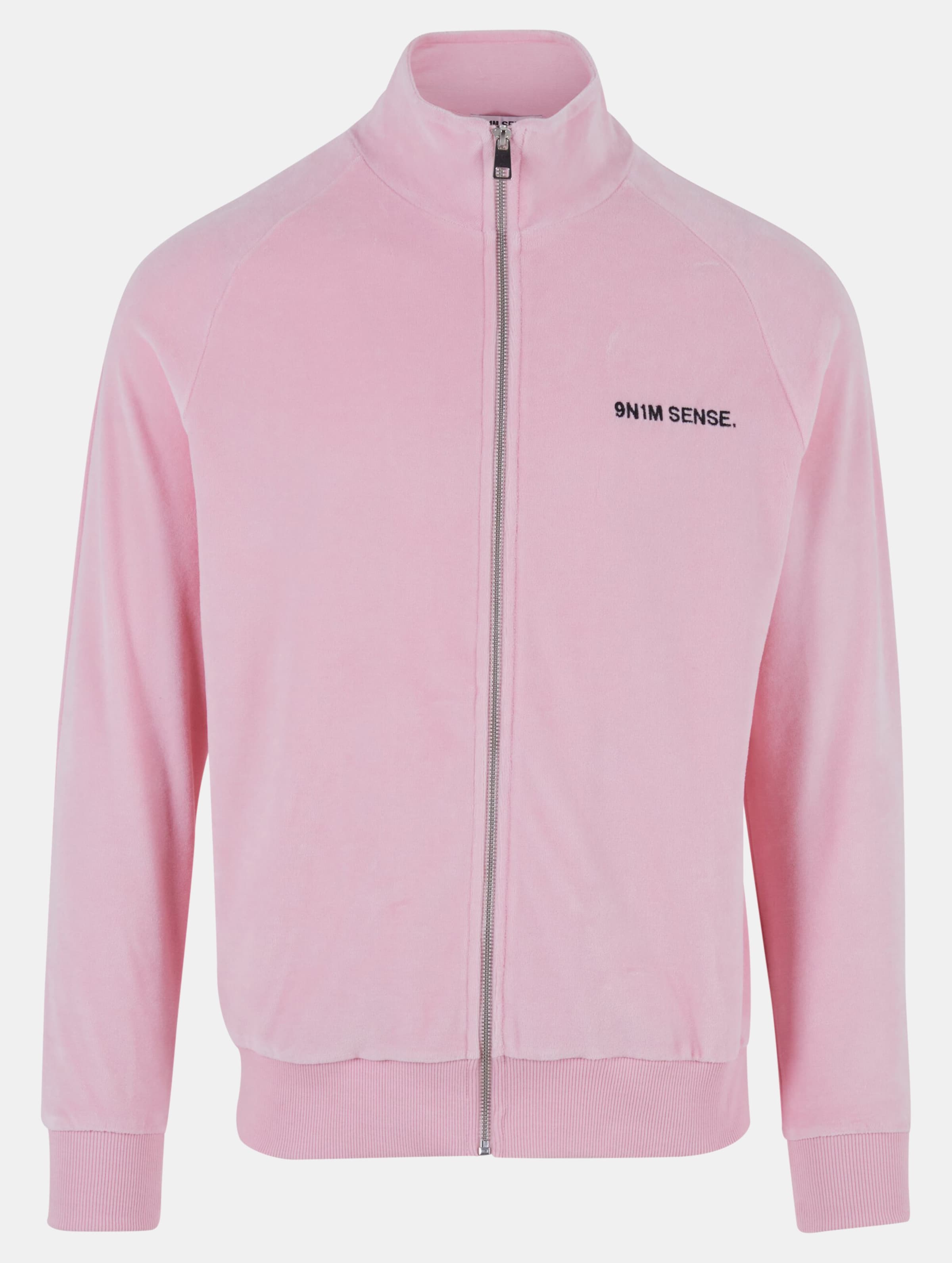 9N1M SENSE Velour Trackjacket Mannen op kleur roze, Maat S
