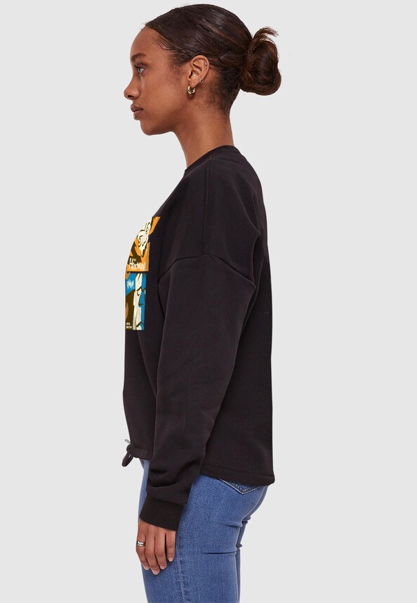 Ladies Scooby Doo - Squares Oversize Crewneck-2