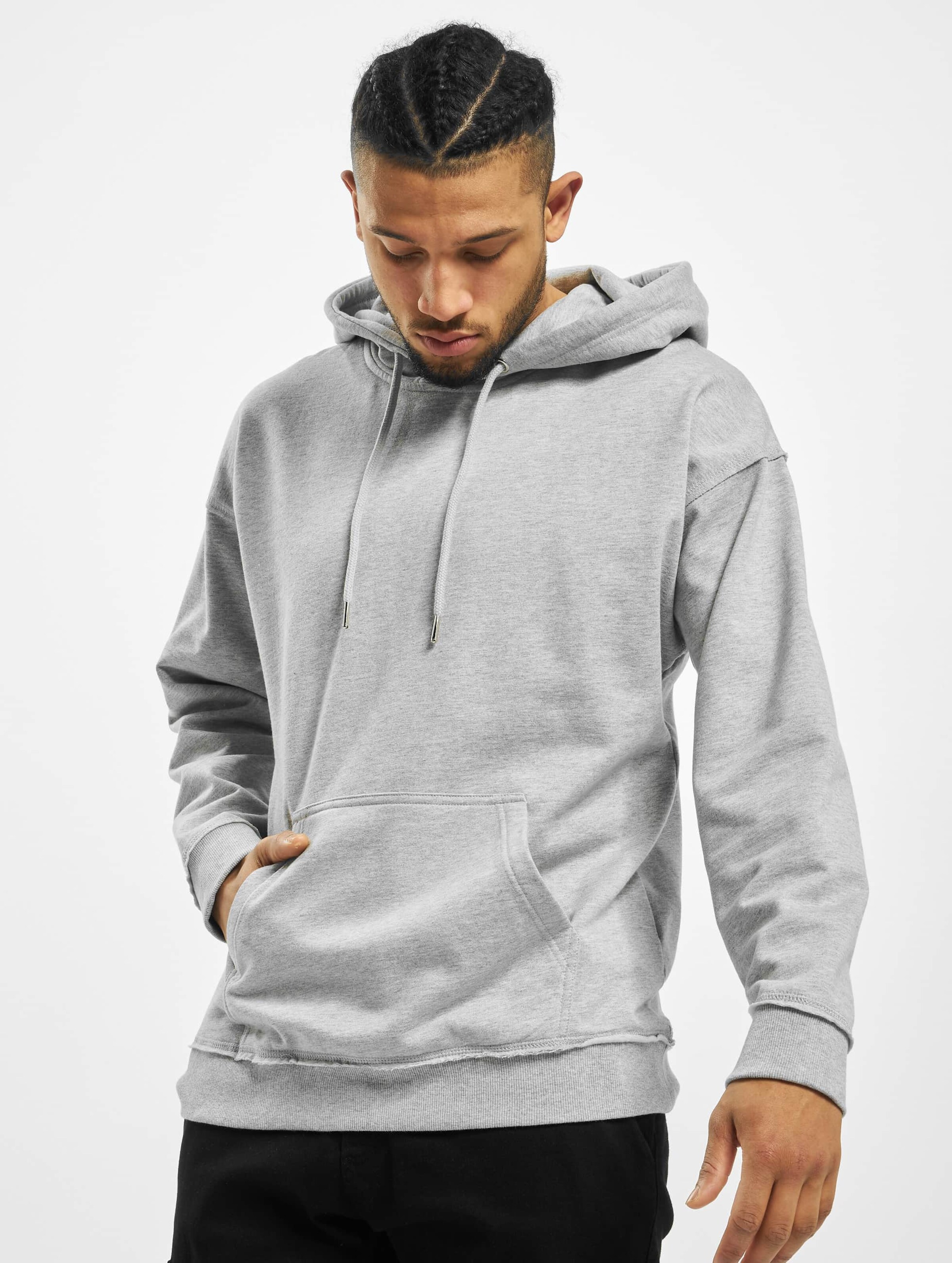 Urban Classics Oversized Sweat Hoody Mannen op kleur grijs, Maat L