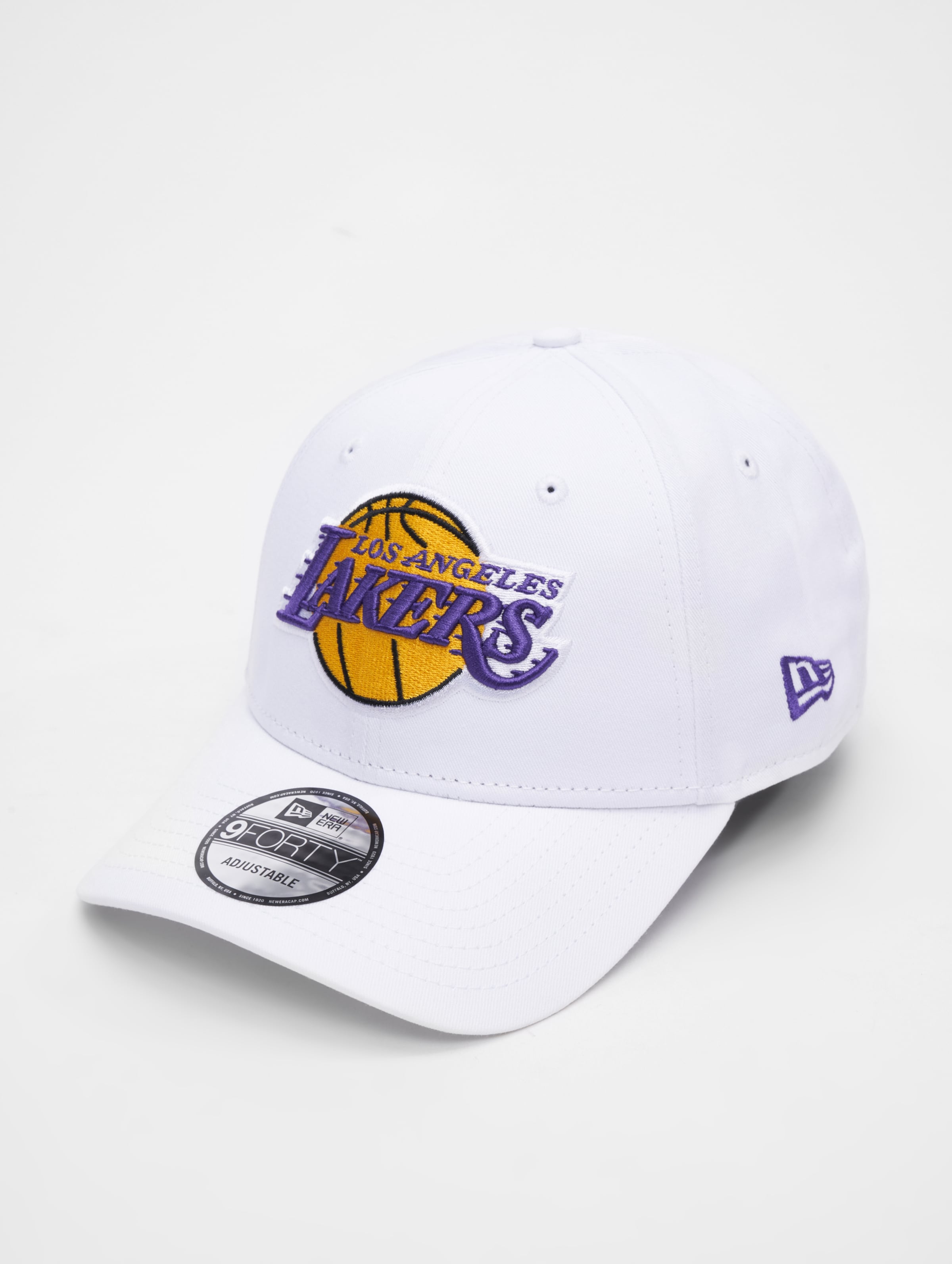 New Era LA Lakers NBA White 9FORTY Adjustable Cap