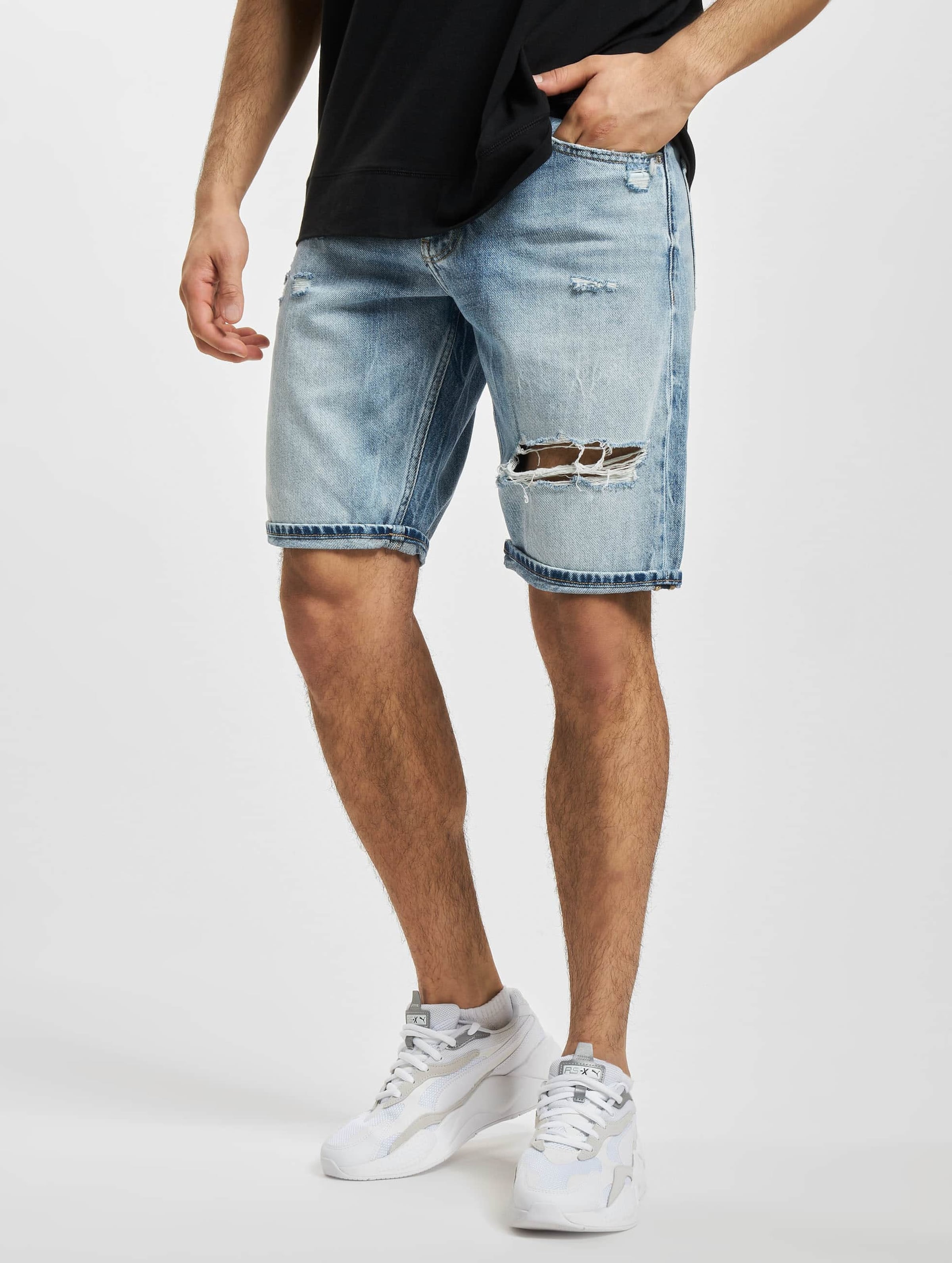 Calvin Klein Jeans Regular Shorts Mannen op kleur blauw, Maat 30