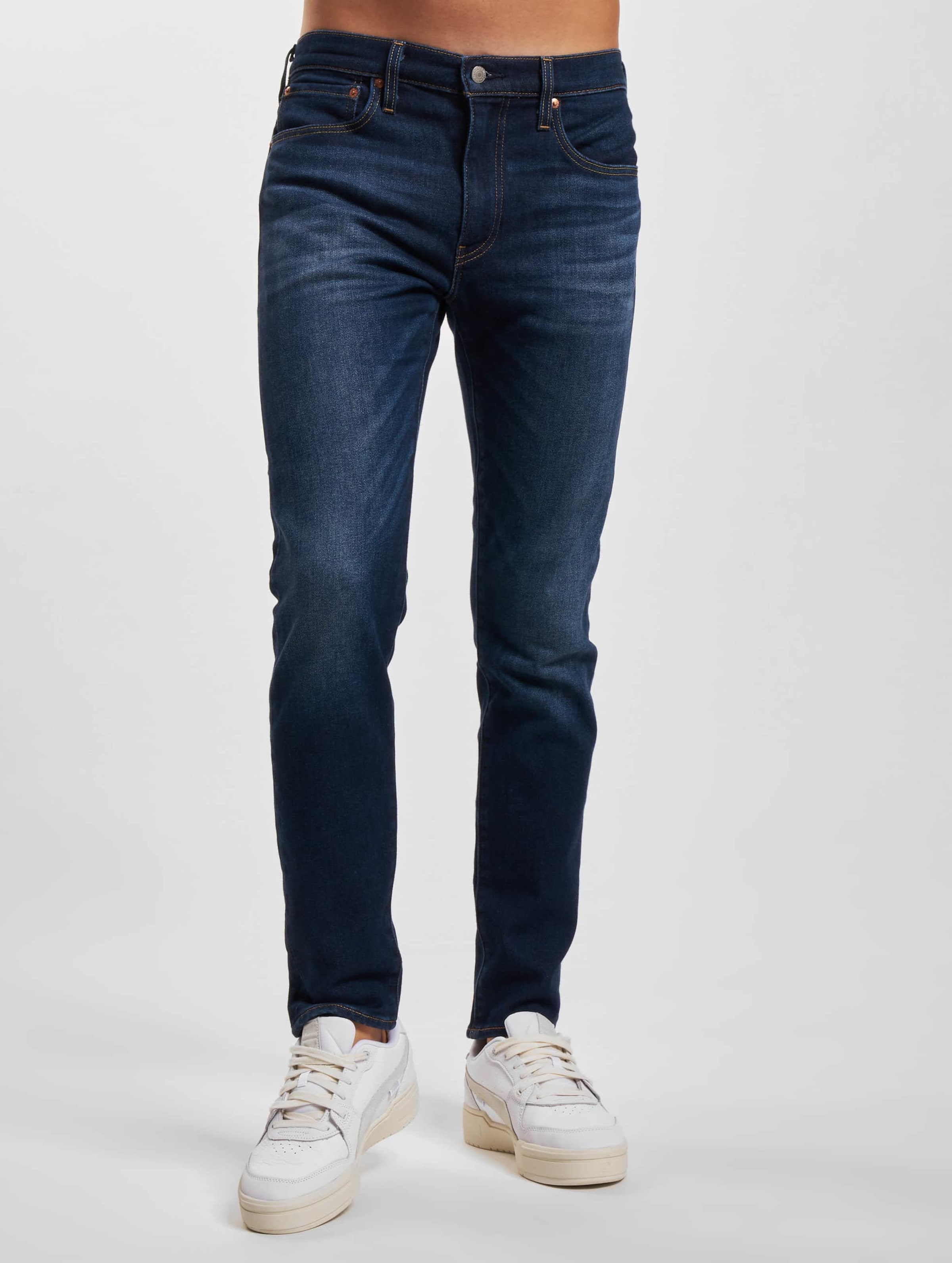 Levi's dark blue on sale skinny jeans