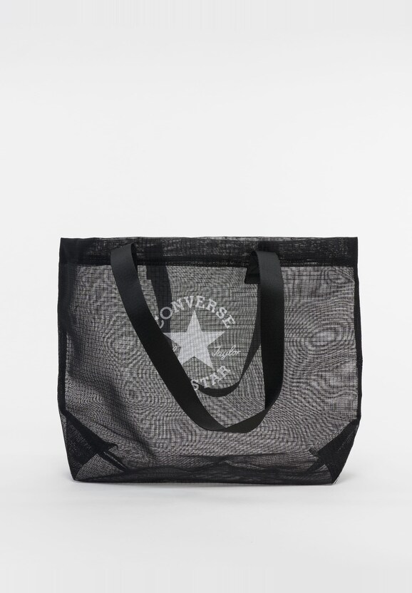 All Star Patch Print Mesh Tote-2