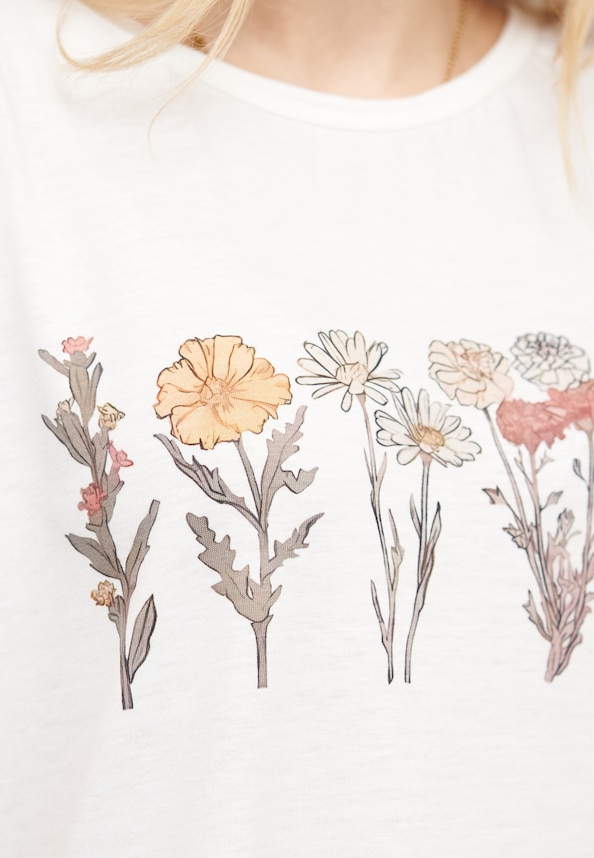 T-Shirt Botanical Print-5