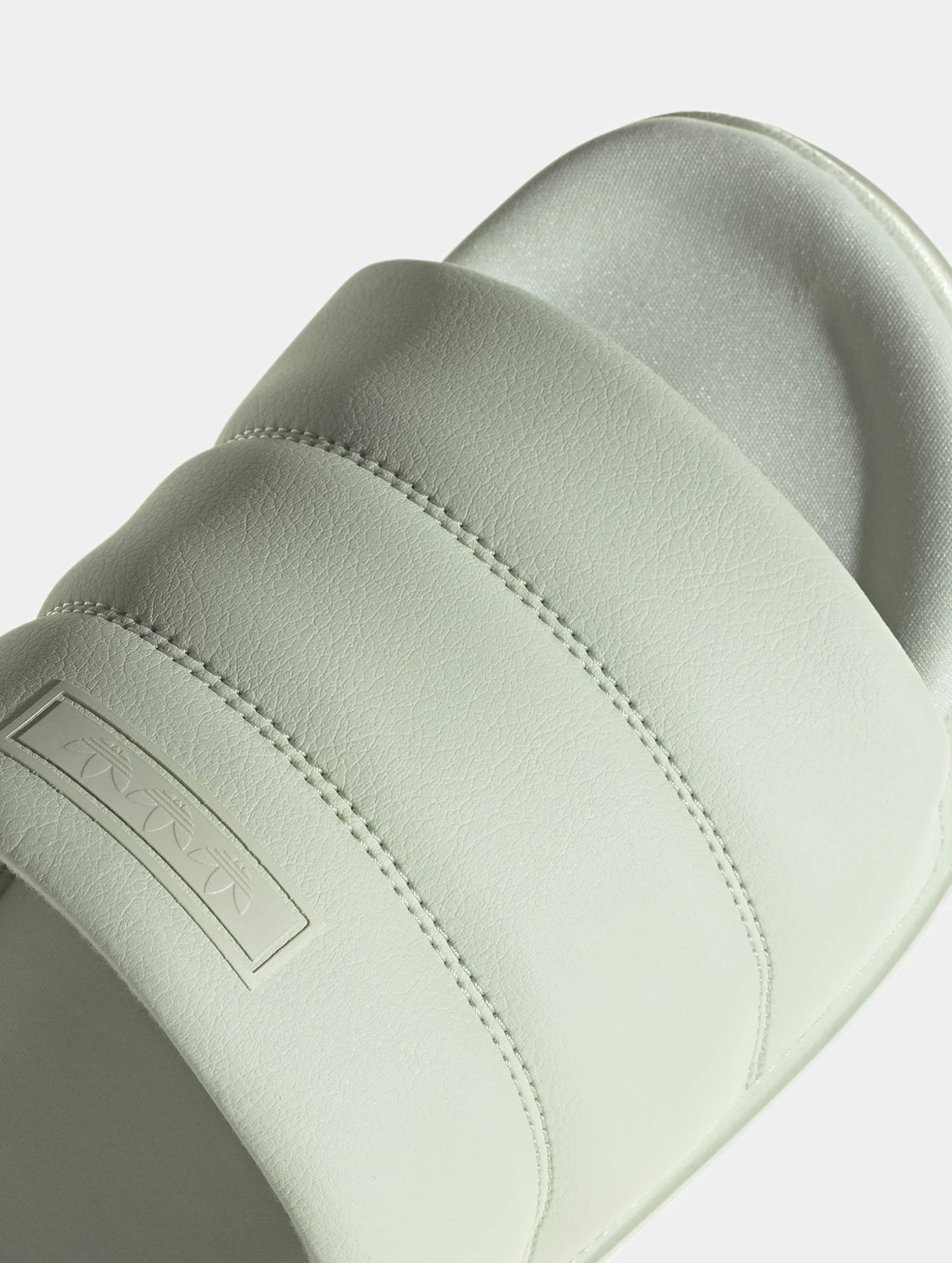 Adidas adilette clearance linen green