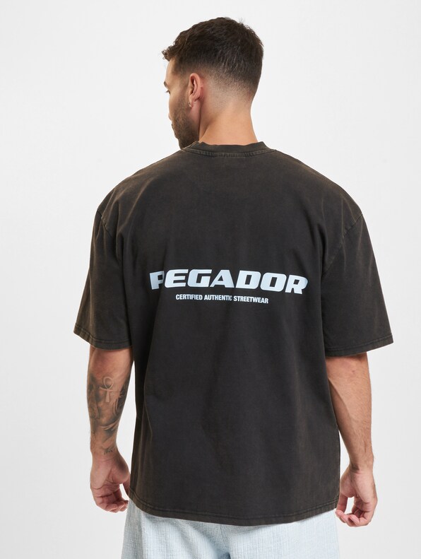 PEGADOR Colne Logo Oversized T-Shirts-1