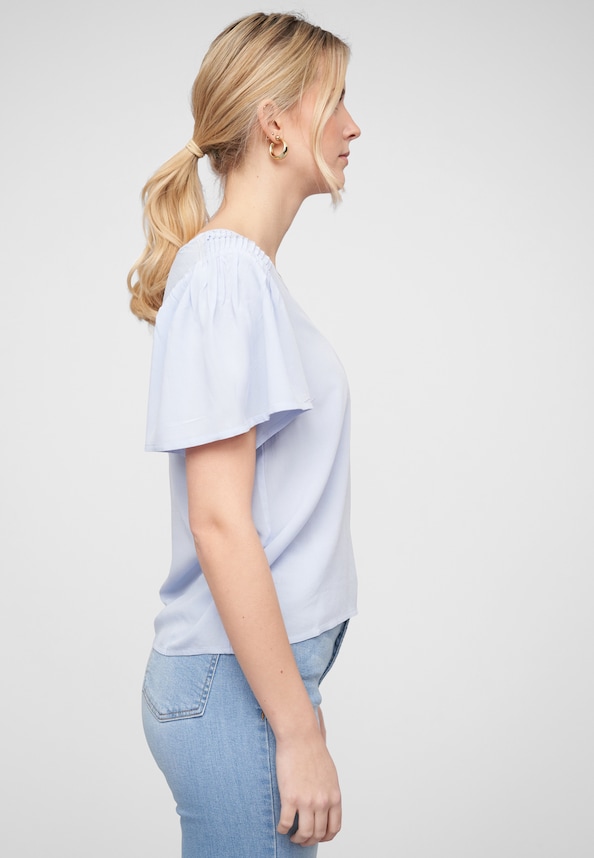 VIIONA V-NECK S/S TOP/SU-3