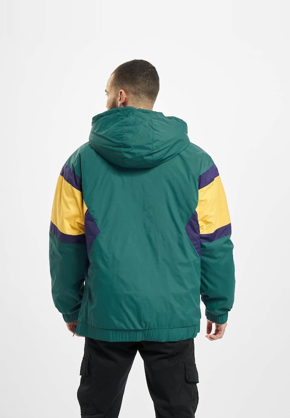 Color Block Half Zip Retro-0