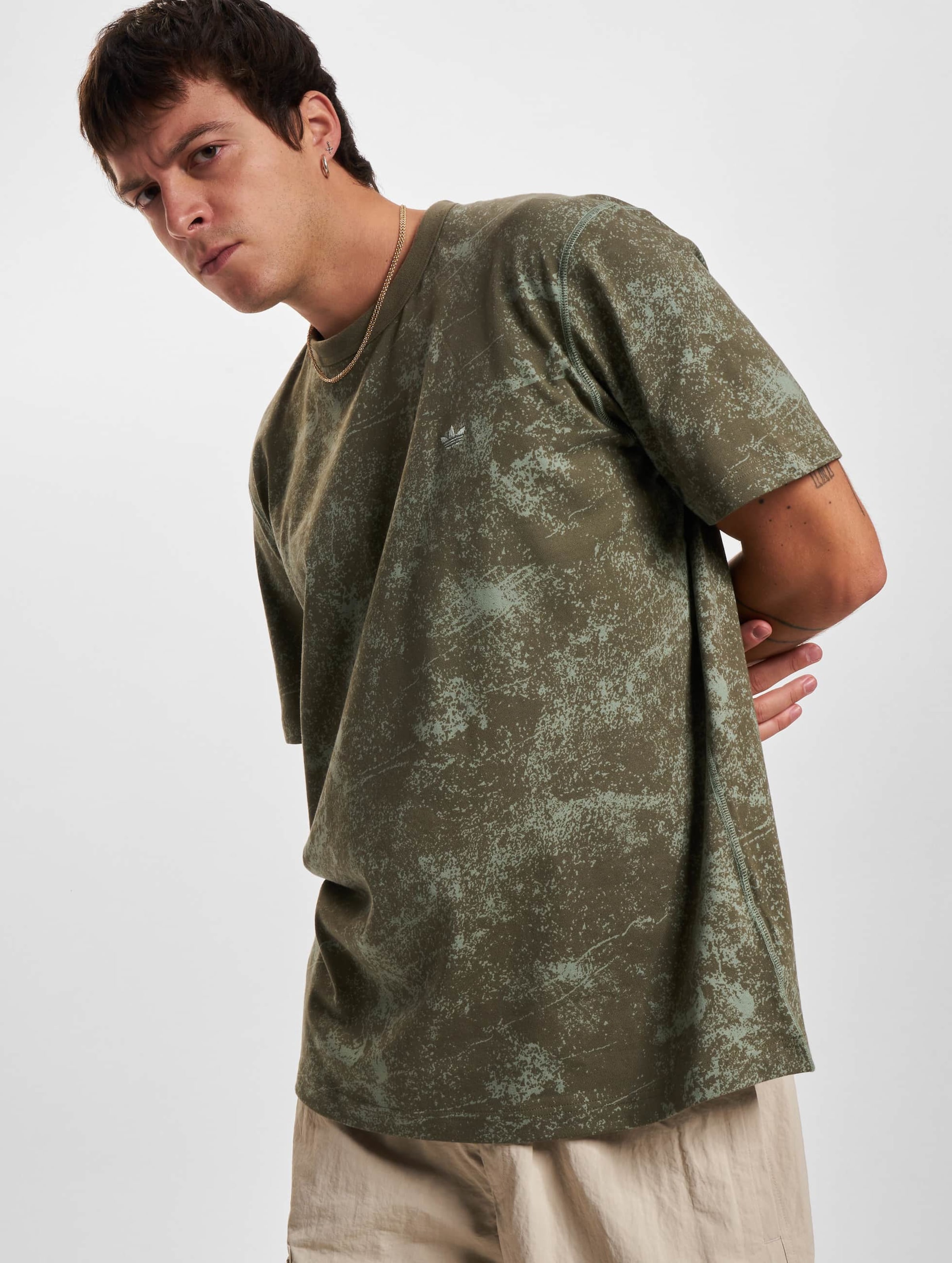 Olive green cheap adidas t shirt