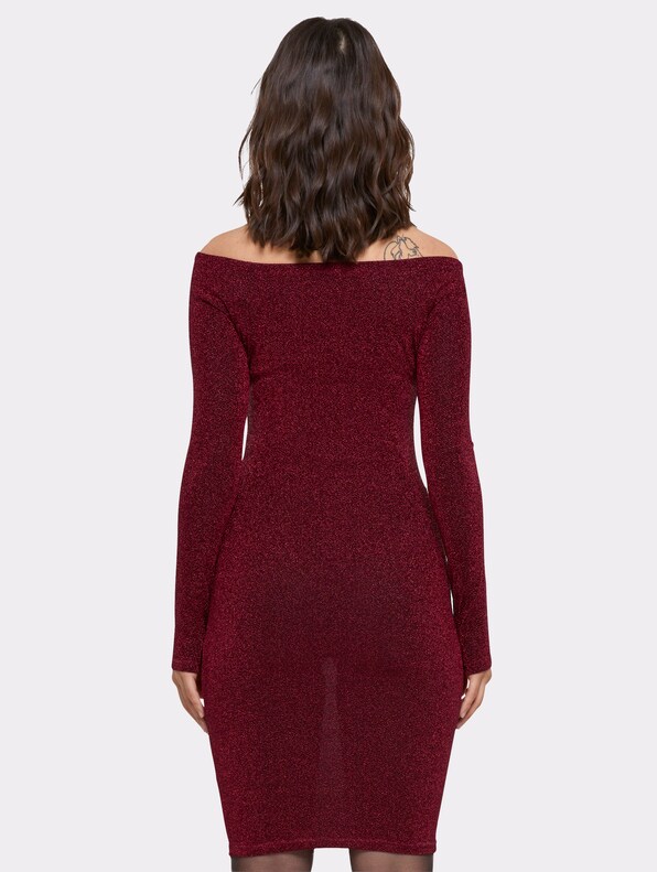 Off Shoulder Longsleeve Glitter-1