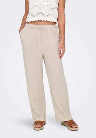 ONLSIESTA MW PULL-UP LINEN BL 
