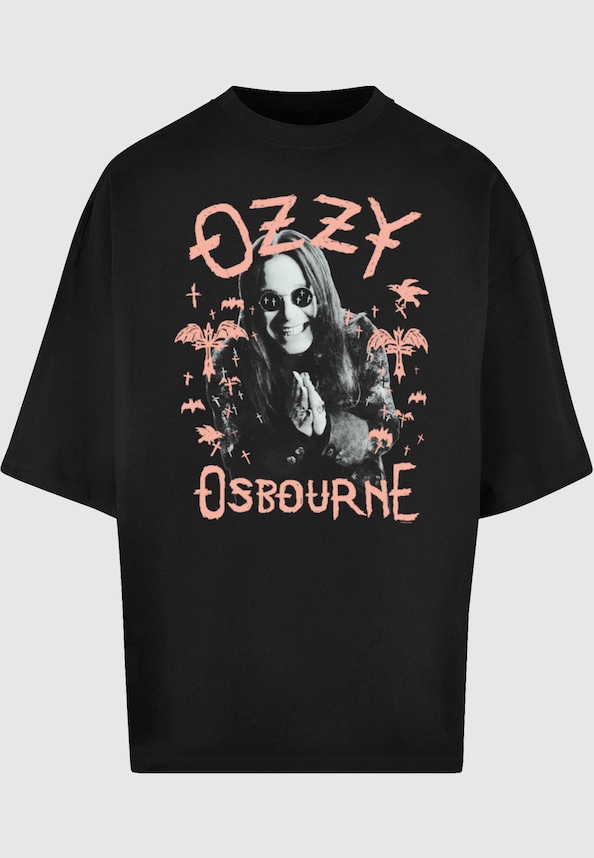 Ozzy Osbourne - Pink Bat Huge Tee-2