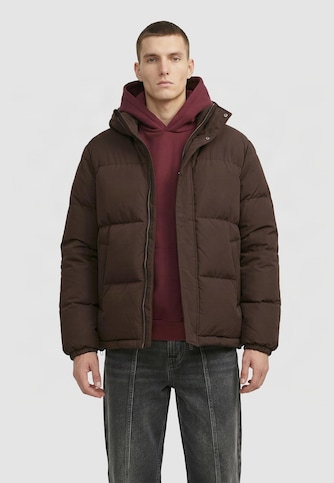 Basic Puffer Jacket with Hood