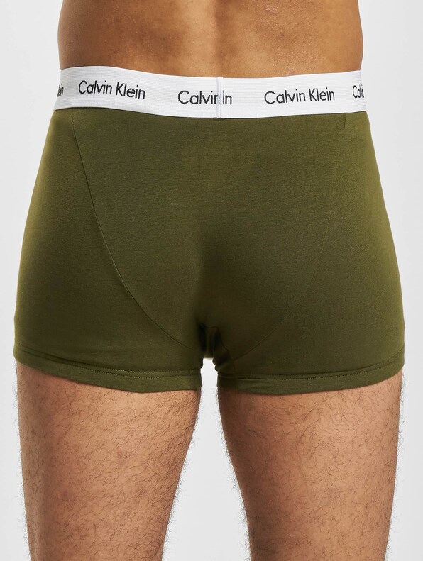 Calvin Klein Underwear Low Rise 3 Pack Shorts Faded Gry/Samba/Evergrn-2