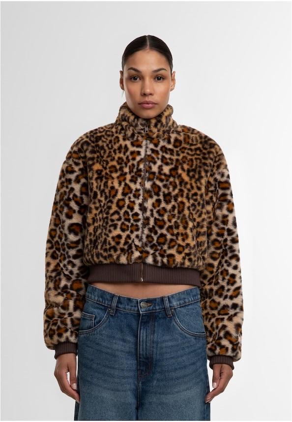 Ladies Cropped Faux Fur Leo-2