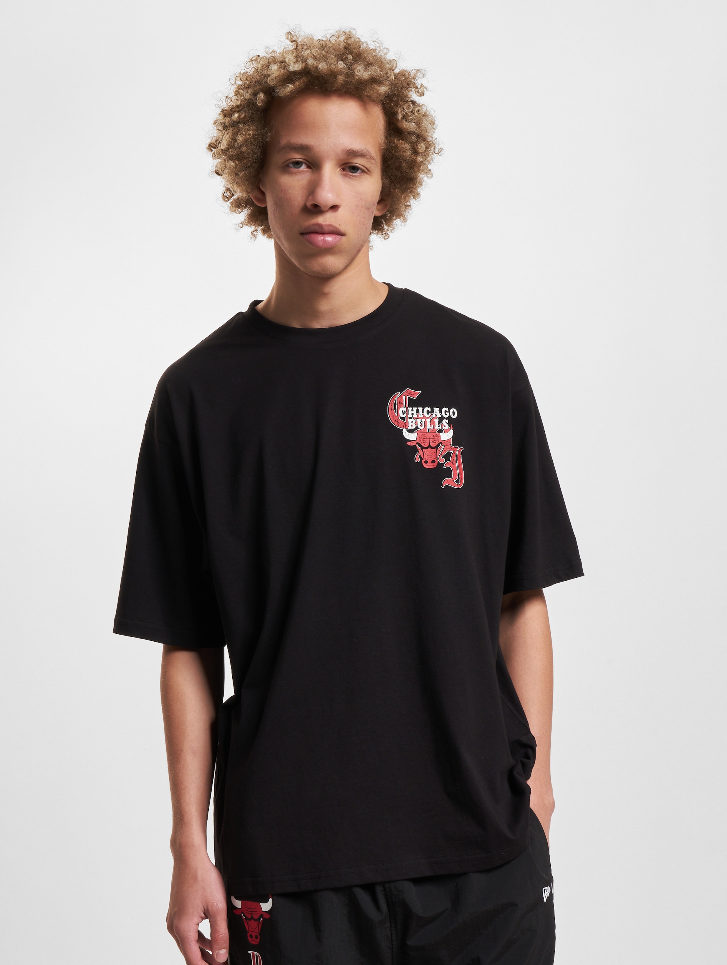 New Era T-Shirt Mannen op kleur zwart, Maat XL