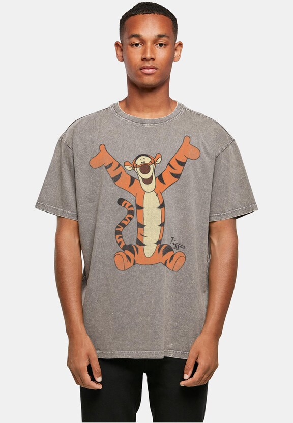 Winnie The Pooh - Tigger Classic Acid Washed Oversize -0