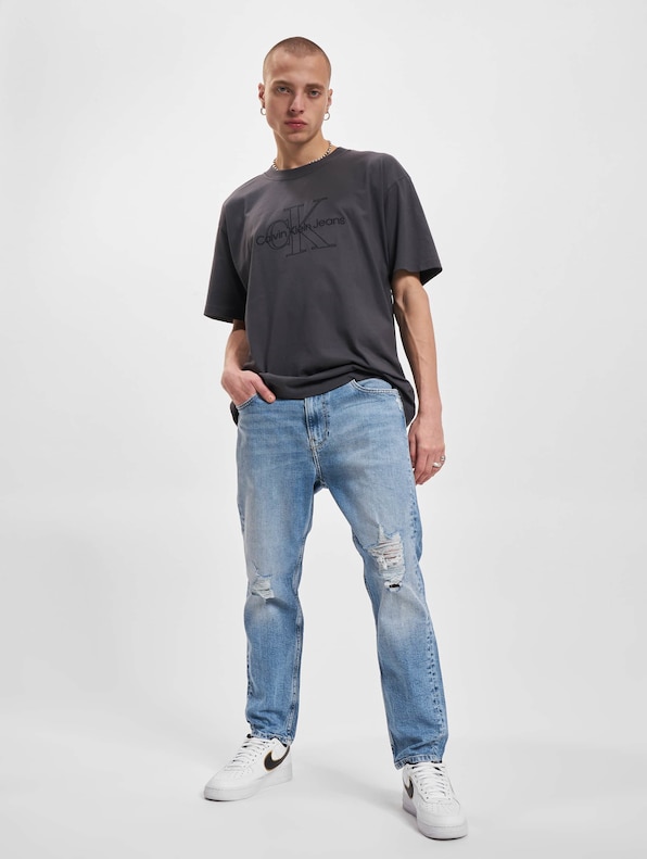 Calvin Klein Jeans Monologo Washed T-Shirt | DEFSHOP | 22943