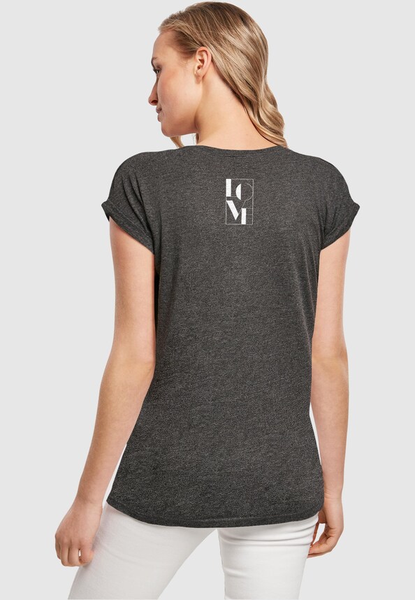 Ladies Love Extended Shoulder Tee-1