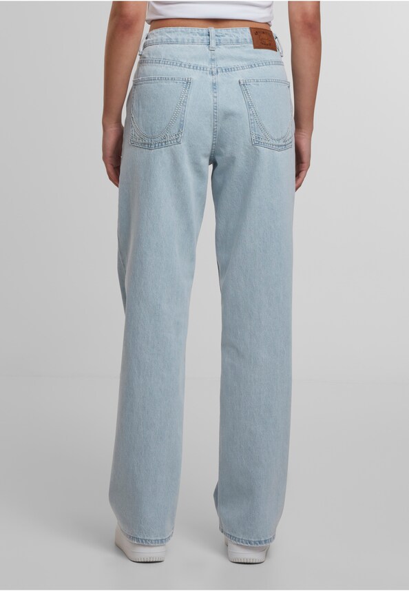 Signature K Straight Leg Denim bleached-1