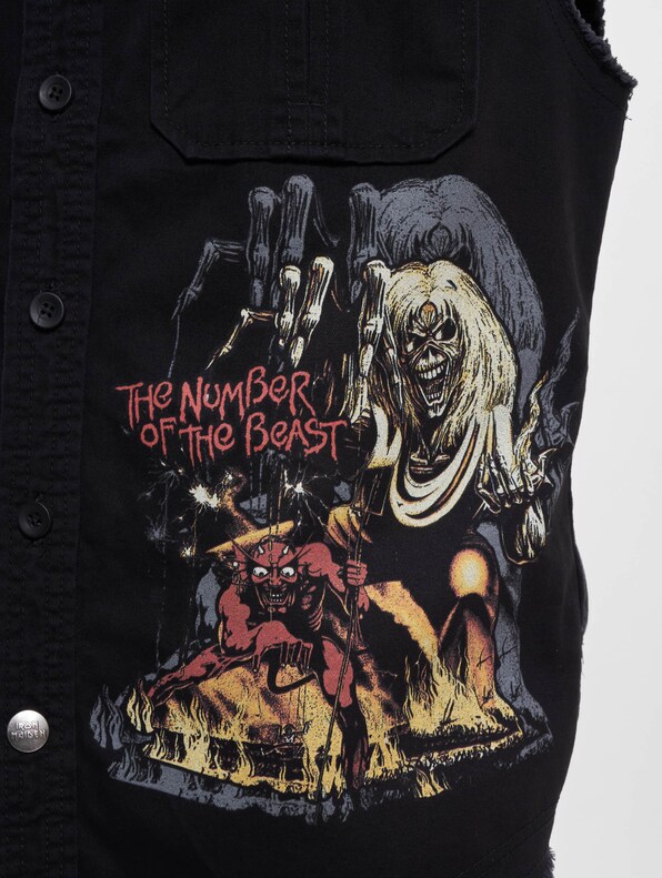 Brandit Iron Maiden Vintage Sleeveless NOTB  Shirt-3