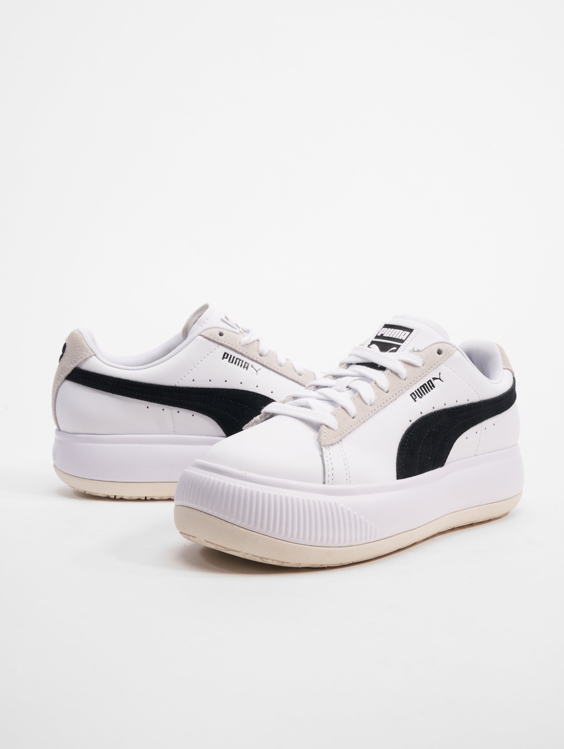 Puma Suede Mayu Mix Dames Sneakers - Puma White / Marshmallow / Puma Black - EU 38.5