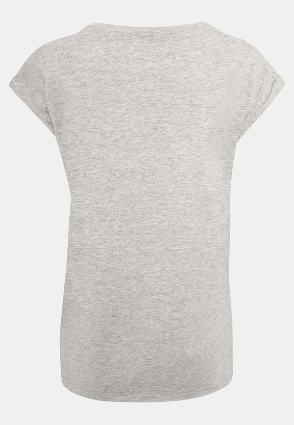 Ladies Geometric Retro Extended Shoulder Tee-5
