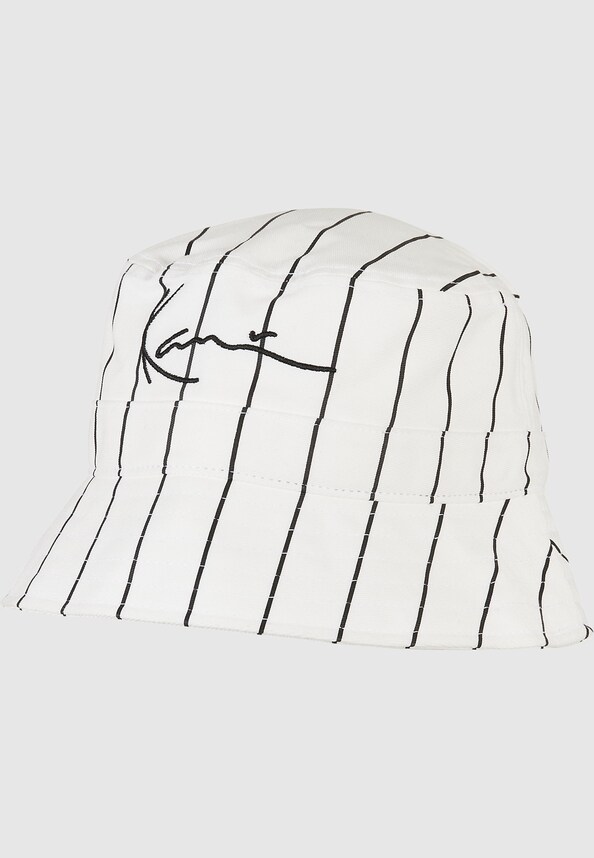 KA-HW021-002-02 Signature Pinstripe Bucket Hat-2