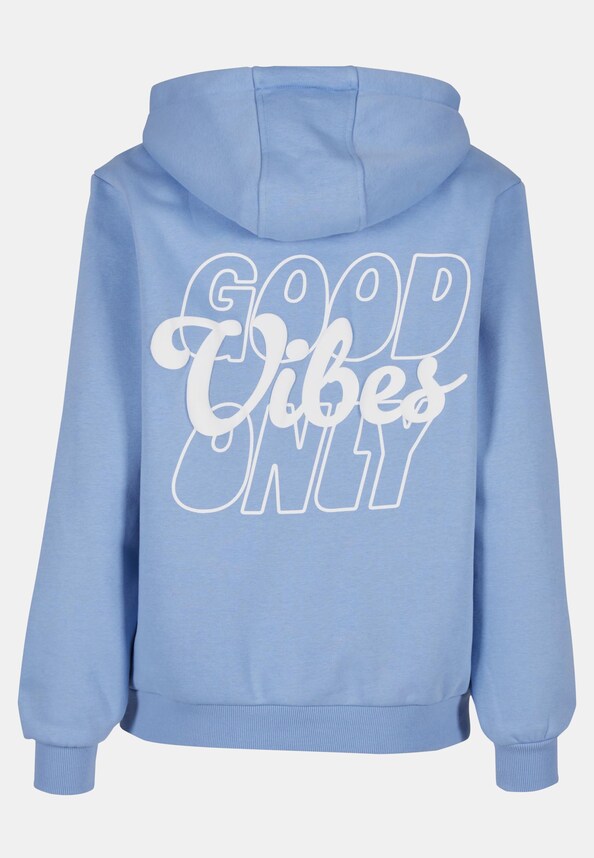Good Vibes Ladies Fluffy Hoody-3